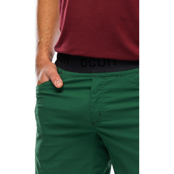 Pantalones cortos de escalada Ocun Mania Shorty, verde oscuro, talla S, 707579