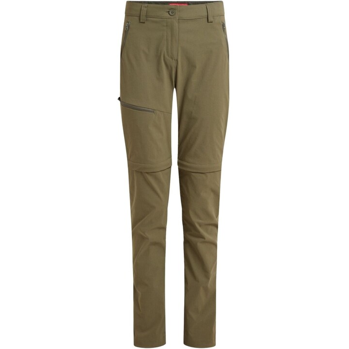 Craghoppers NosiLife Pro III Convertible Damenhose, Farbe: Wild Olive, Größe XS, Artikelnummer 696015