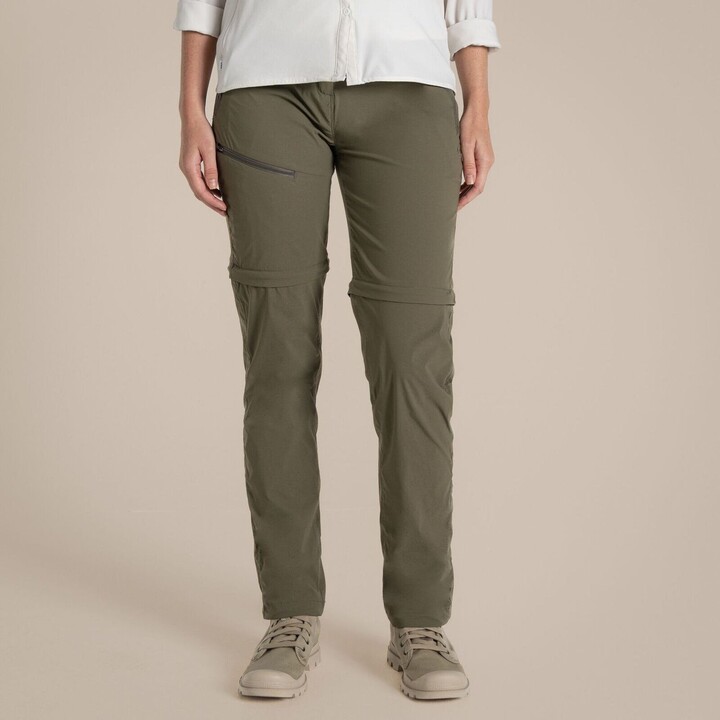 Craghoppers NosiLife Pro III Convertible Damenhose, Farbe: Wild Olive, Größe XS, Artikelnummer 696015