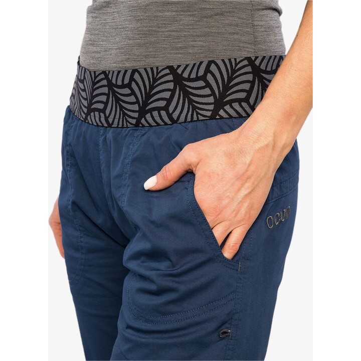 Pantalones Ocun Pantera Organic, azul mar de los Sargazos, talla L, 358926