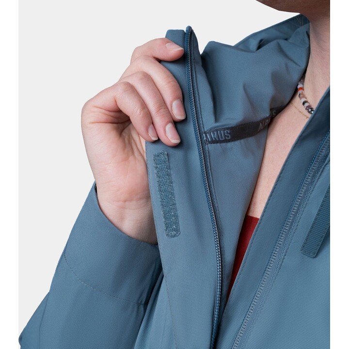 Chaqueta de membrana Alpinus Selenga para mujer - gris/verde salvia talla: s