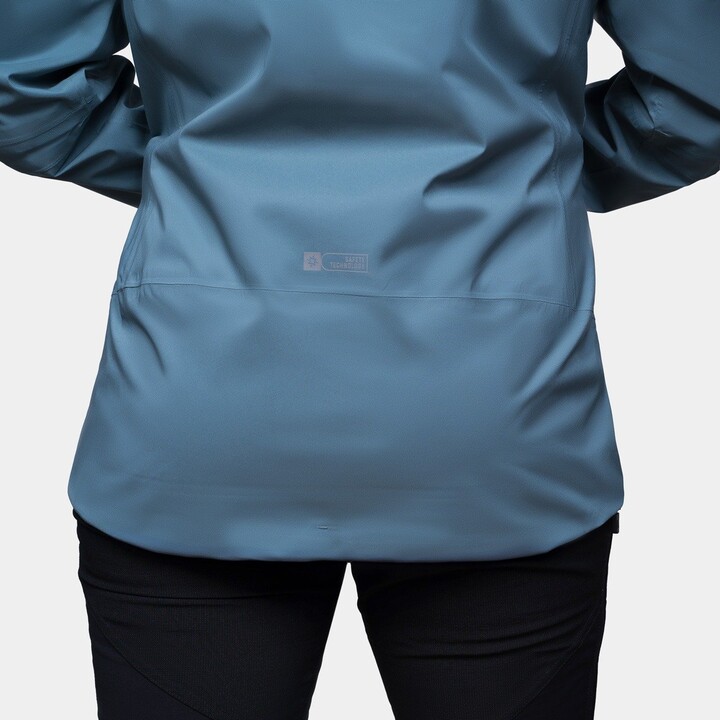 Chaqueta de membrana Alpinus Selenga para mujer - gris/verde salvia talla: s