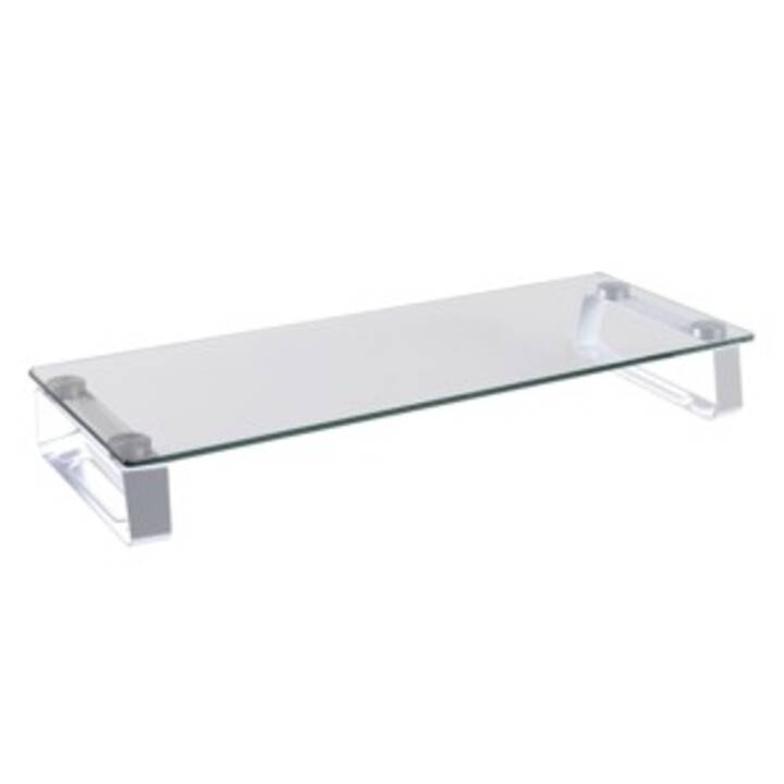 Support de table en verre pour écran, poids max. 20 kg