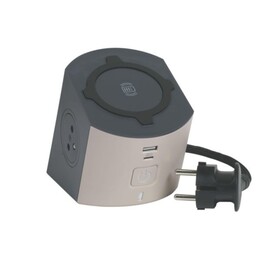 Cable de extensión 2x2P+Z Inducción+USB CA