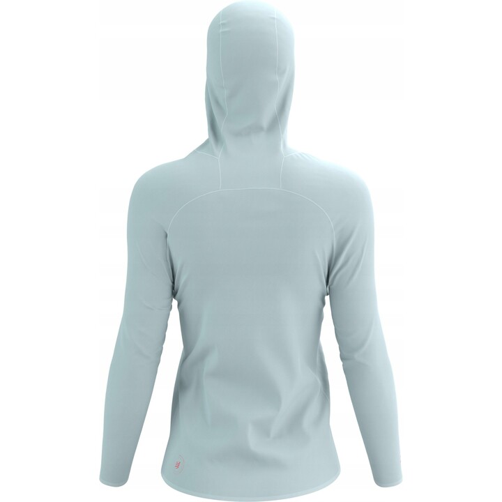 Chaqueta impermeable Compressport Hurricane 10/10 para mujer, color gris amanecer, talla M, 663558