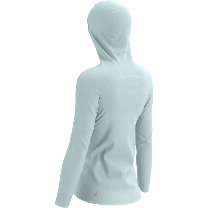 Chaqueta impermeable Compressport Hurricane 10/10 para mujer, color gris amanecer, talla M, 663558