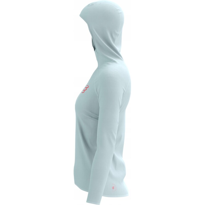 Chaqueta impermeable Compressport Hurricane 10/10 para mujer, color gris amanecer, talla M, 663558