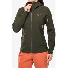 Salewa Agner Dst Damen-Softshelljacke, dunkelolivgrün, Größe XS, 725412