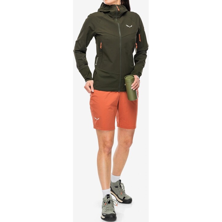 Chaqueta softshell Salewa Agner Dst para mujer, verde oliva oscuro, talla XS, 725412