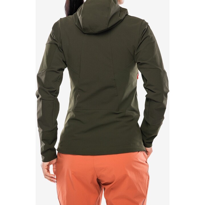 Chaqueta softshell Salewa Agner Dst para mujer, verde oliva oscuro, talla XS, 725412