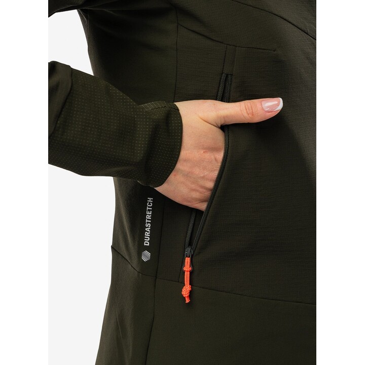 Chaqueta softshell Salewa Agner Dst para mujer, verde oliva oscuro, talla XS, 725412