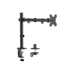 Supporto da tavolo articolato Equip 650174 per 1 schermo da 17" a 32" VESA 100x100, portata massima 10 kg, colore nero