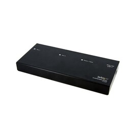 STARTECH.com ST122DVIA Splitter video DVI a 2 porte con audio, nero