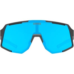 Occhiali da ciclismo Uvex Sequenze 4043197397023 Nero opaco / Blu specchiato