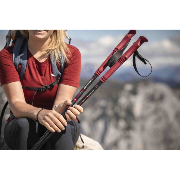 Bastones de senderismo Komperdell Carbon Pro Zero Compact 622404 Malbec