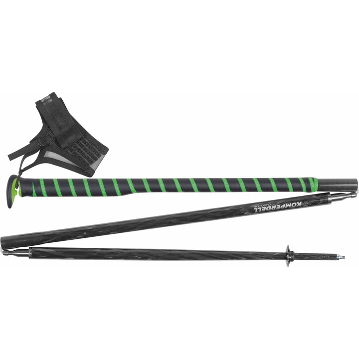 Bastones de trail running Komperdell FXP Composite 682000, verde, 120 cm