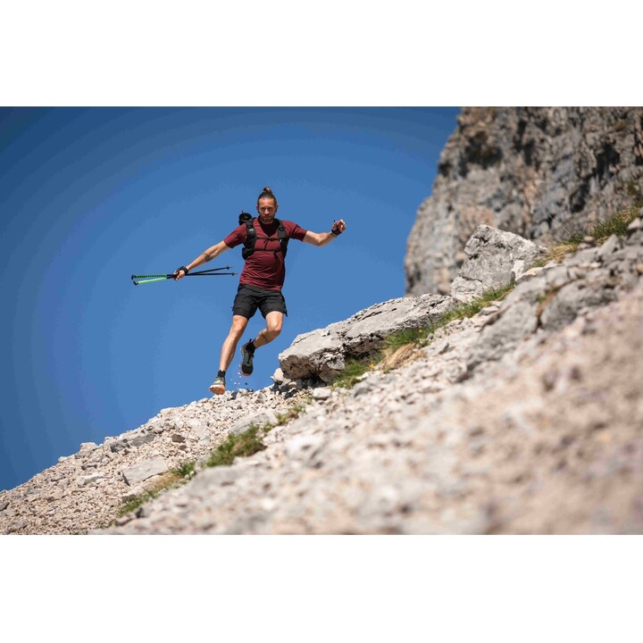 Bastones de trail running Komperdell FXP Composite 682000, verde, 120 cm
