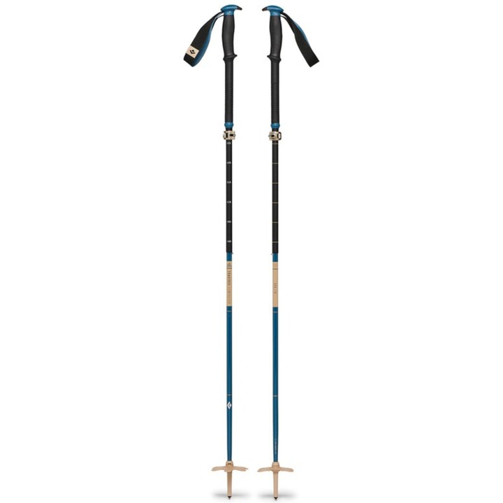 Bastones de esquí Black Diamond Traverse Compactor 591201, azul Creek, 135 cm