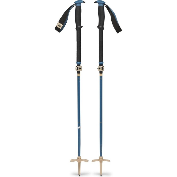 Bastones de esquí Black Diamond Traverse Compactor 591201, azul Creek, 135 cm