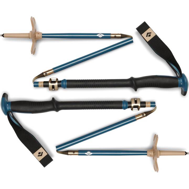 Bastones de esquí Black Diamond Traverse Compactor 591201, azul Creek, 135 cm