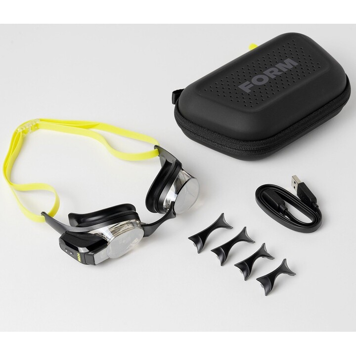 Gafas de natación inteligentes FORM Smart Swim 2 Light FSG320-SG-BK