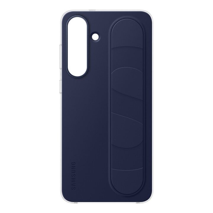 Samsung Standing Grip Case Azul Oscuro, para Galaxy S25 FE, EF-GS731CNEGWW