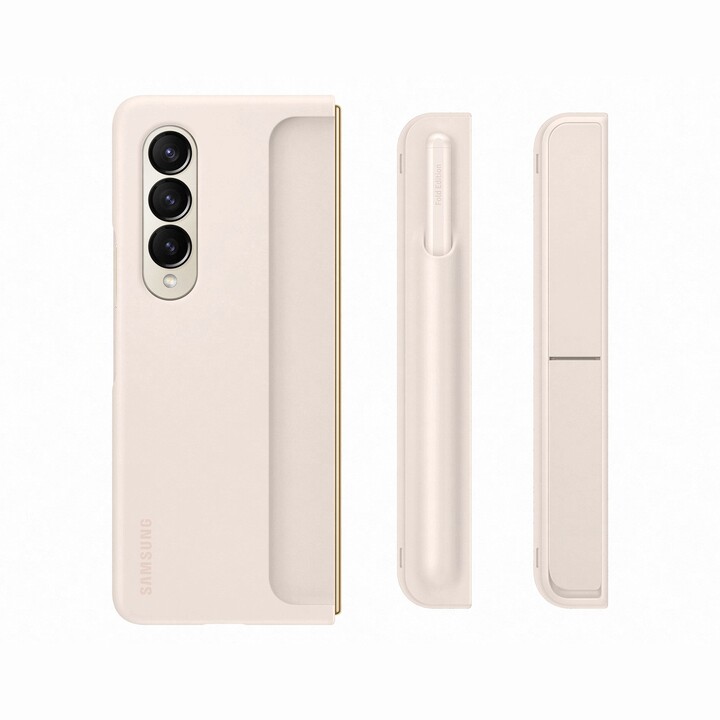Samsung Standhülle mit Stift Sand, für Samsung Galaxy Z Fold4, EF-OF93PCUEGWW