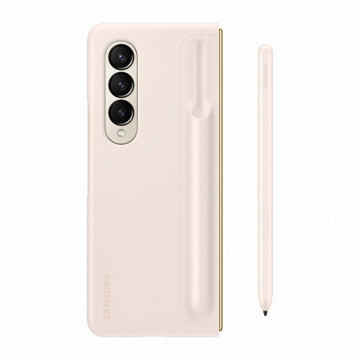 Samsung Standhülle mit Stift Sand, für Samsung Galaxy Z Fold4, EF-OF93PCUEGWW