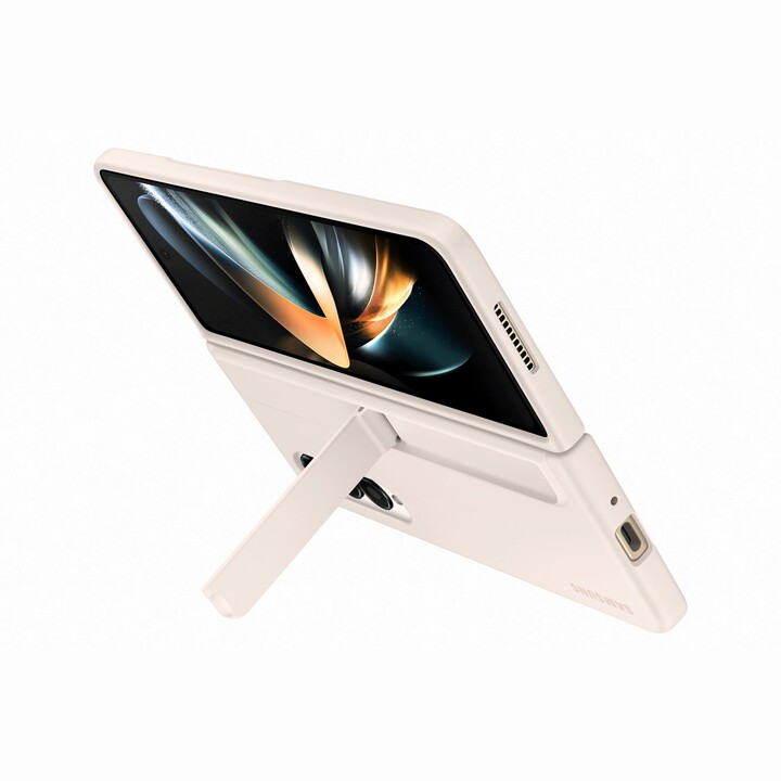 Samsung Standhülle mit Stift Sand, für Samsung Galaxy Z Fold4, EF-OF93PCUEGWW