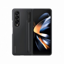 Cover di supporto Samsung con penna, nera, per Samsung Galaxy Z Fold4, EF-OF93PCBEGWW