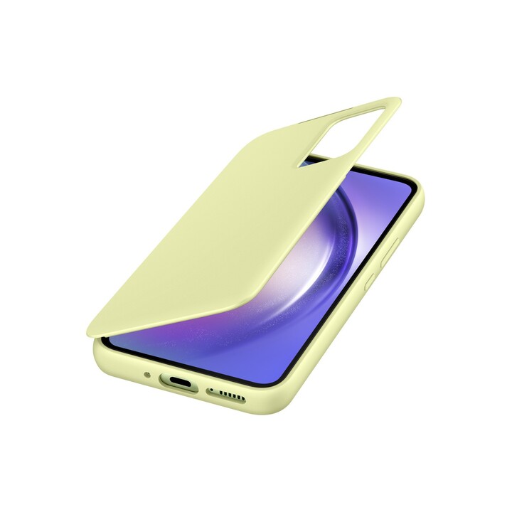Capa carteira Samsung Smart View, cor Lima, para Galaxy A54 5G, EF-ZA546CGEGWW