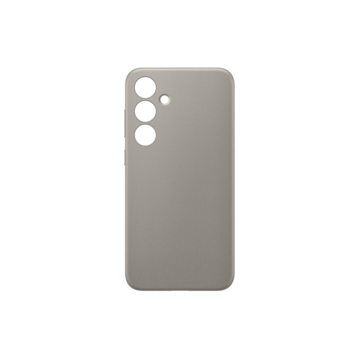 Capa de couro vegano Samsung by Hochuen na cor taupe para Galaxy S24+, GP-FPS926HCAAW