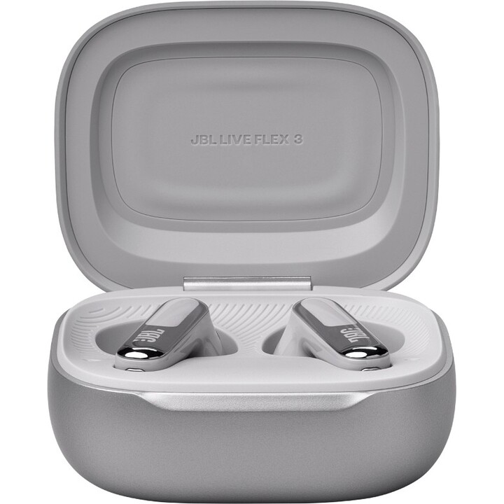 JBL Live Flex 3 Kabellose In-Ear-Kopfhörer Silber, JBLLIVEFLEX3SIL