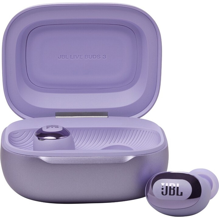 Écouteurs intra-auriculaires sans fil JBL Live Buds 3 violets, JBLLIVEBUDS3PUR