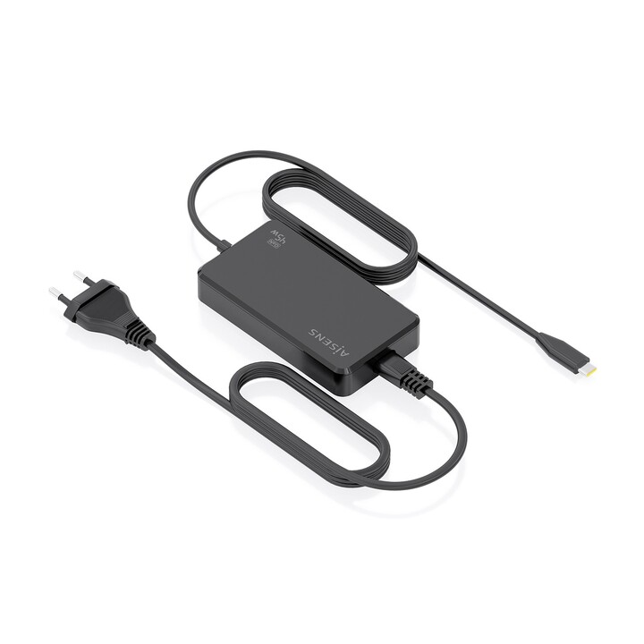 Caricabatterie da tavolo Aisens GaN ASCH-1PD45D067-BK/ 1xUSB Type-C/ 45W