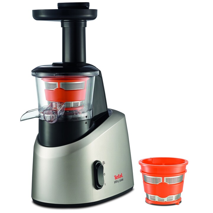 Tefal Infiny Juice ZC255B Exprimidor Gris, Plata 200 W