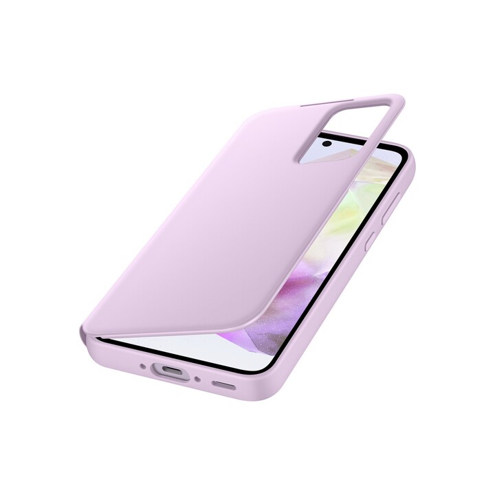 Capa carteira Samsung Smart View, lavanda, para Galaxy A35, EF-ZA356CVEGWW