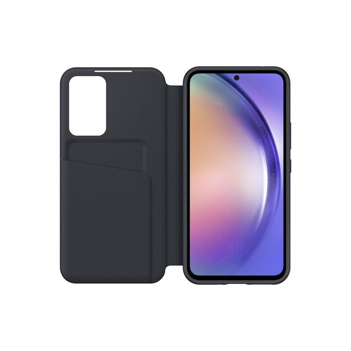 Samsung Funda cartera Smart View negra, para Galaxy A54 5G, EF-ZA546CBEGWW