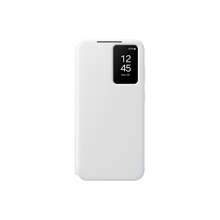 Capa carteira Samsung Smart View branca, para Galaxy S24 FE, EF-ZS721CWEGWW