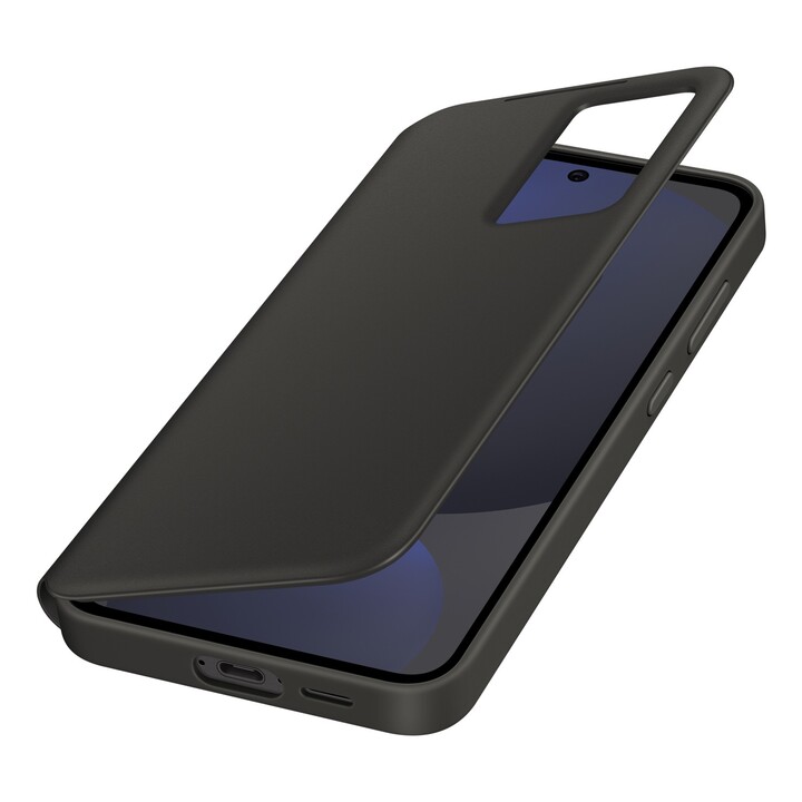 Étui portefeuille Samsung Smart View noir, pour Galaxy S24 FE