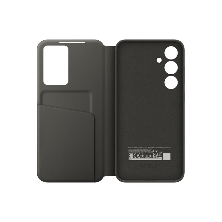 Custodia a portafoglio Samsung Smart View nera, per Galaxy S24 FE
