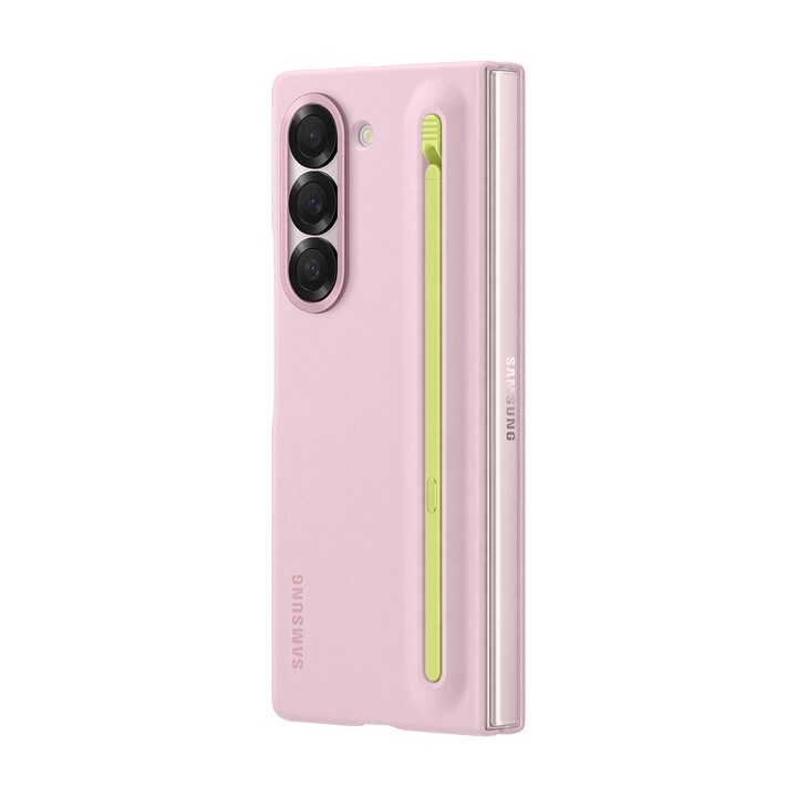 Custodia sottile per S Pen Samsung, rosa, per Samsung Galaxy Fold6, EF-OF95PCPE