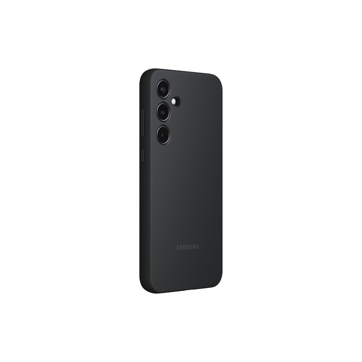 Schwarze Silikonhülle für Samsung Galaxy A55 5G, EF-PA556TBEGWW