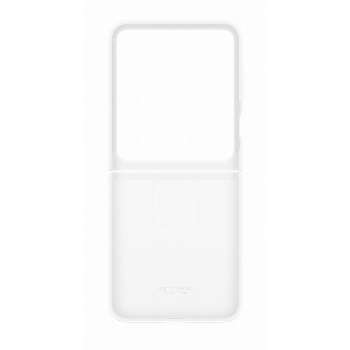 Samsung Silikonhülle mit Ring, Weiß, für Samsung Galaxy Flip6 / Flip7 FE, EF-PF741TWEGWW