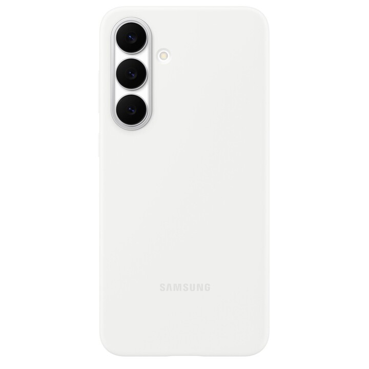 Weiße Samsung Silikonhülle für Galaxy S25 FE, EF-PS731CWEGWW