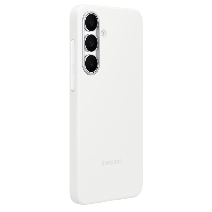 Weiße Samsung Silikonhülle für Galaxy S25 FE, EF-PS731CWEGWW