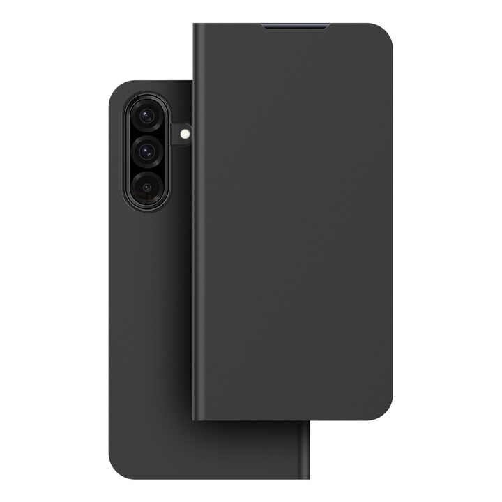 Samsung Mobeen Flip Cover Bookstyle Schwarz, für Galaxy A37, GP-FWA376AEABW