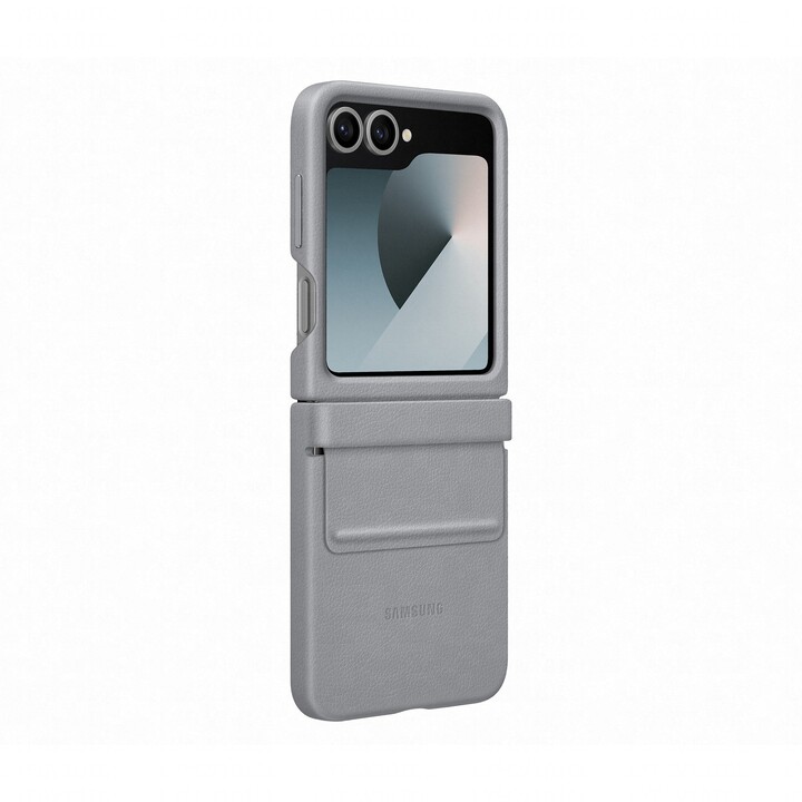 Samsung Kindsuit Hülle Grau, für Samsung Galaxy Z Flip6, EF-VF741PJEGWW