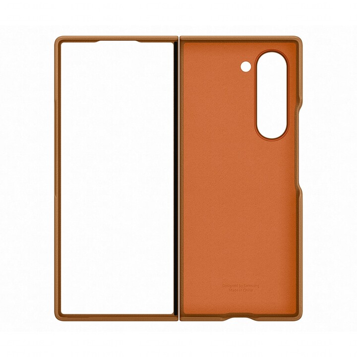 Capa Samsung Kindsuit marrom, para Samsung Galaxy Fold6, EF-VF956PAE