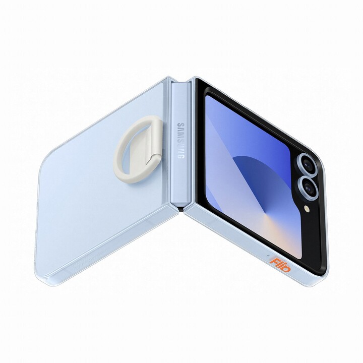 Samsung Klarsichthülle, transparent, für Galaxy Z Flip6, EF-QF741CTEGWW